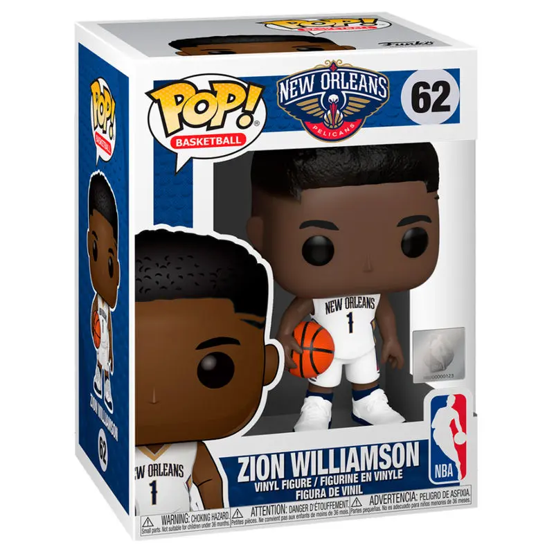 NBA POP! Sports Vinyl Figure Zion Williamson (New Orleans Pelicans) 9 cm product photo