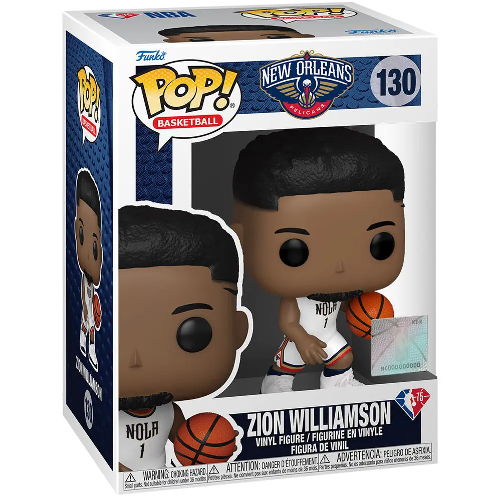 NBA Legends POP! Sports Vinyl Figure Pelicans - Zion Williamson (Blue Jersey) 9 cm termékfotó