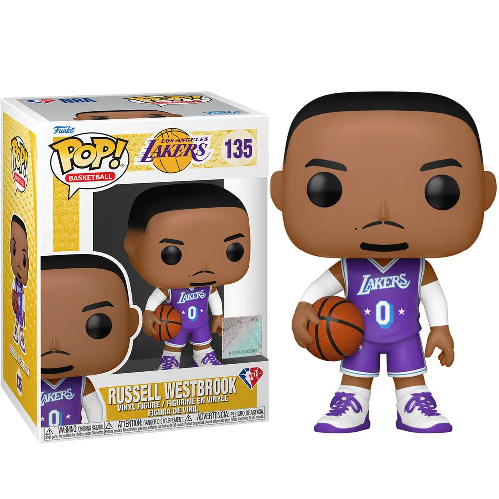 NBA Washington Wizards POP! Basketball Vinyl Figure Russell Westbrook (City Edition 2021) 9 cm termékfotó