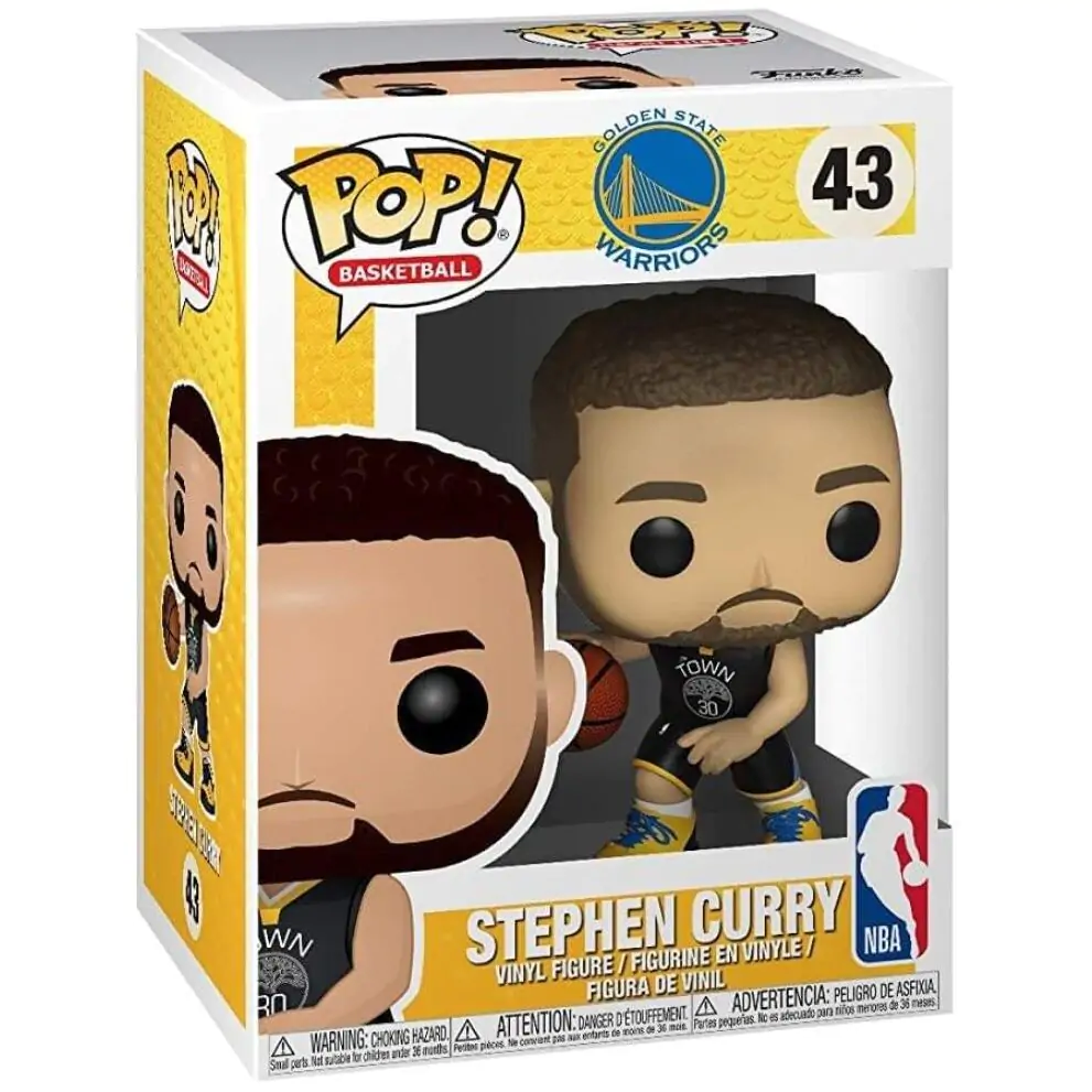 NBA POP! Sports Vinyl Figure Stephen Curry (Warriors) 9 cm product photo