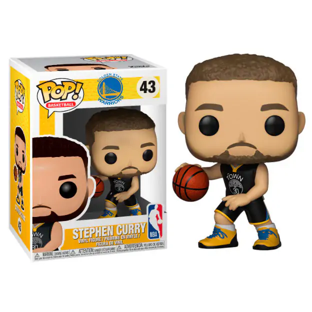 NBA POP! Sports Vinyl Figure Stephen Curry (Warriors) 9 cm product photo
