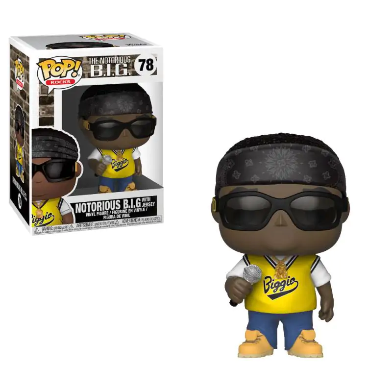 Notorious B.I.G. POP! Rocks Vinyl Figure Notorious B.I.G. (Jersey) 9 cm termékfotó