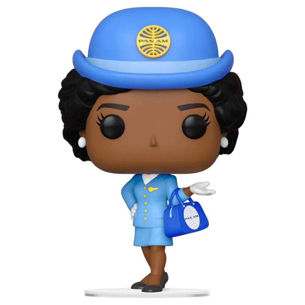 Pan Am POP! Ad Icons Vinyl Figure Stewardess w/Blue Bag 9 cm product photo