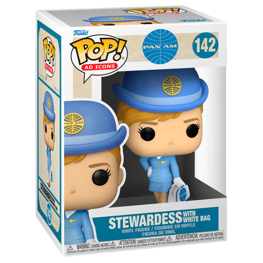 Pan Am POP! Ad Icons Vinyl Figure Stewardess w/White Bag 9 cm product photo