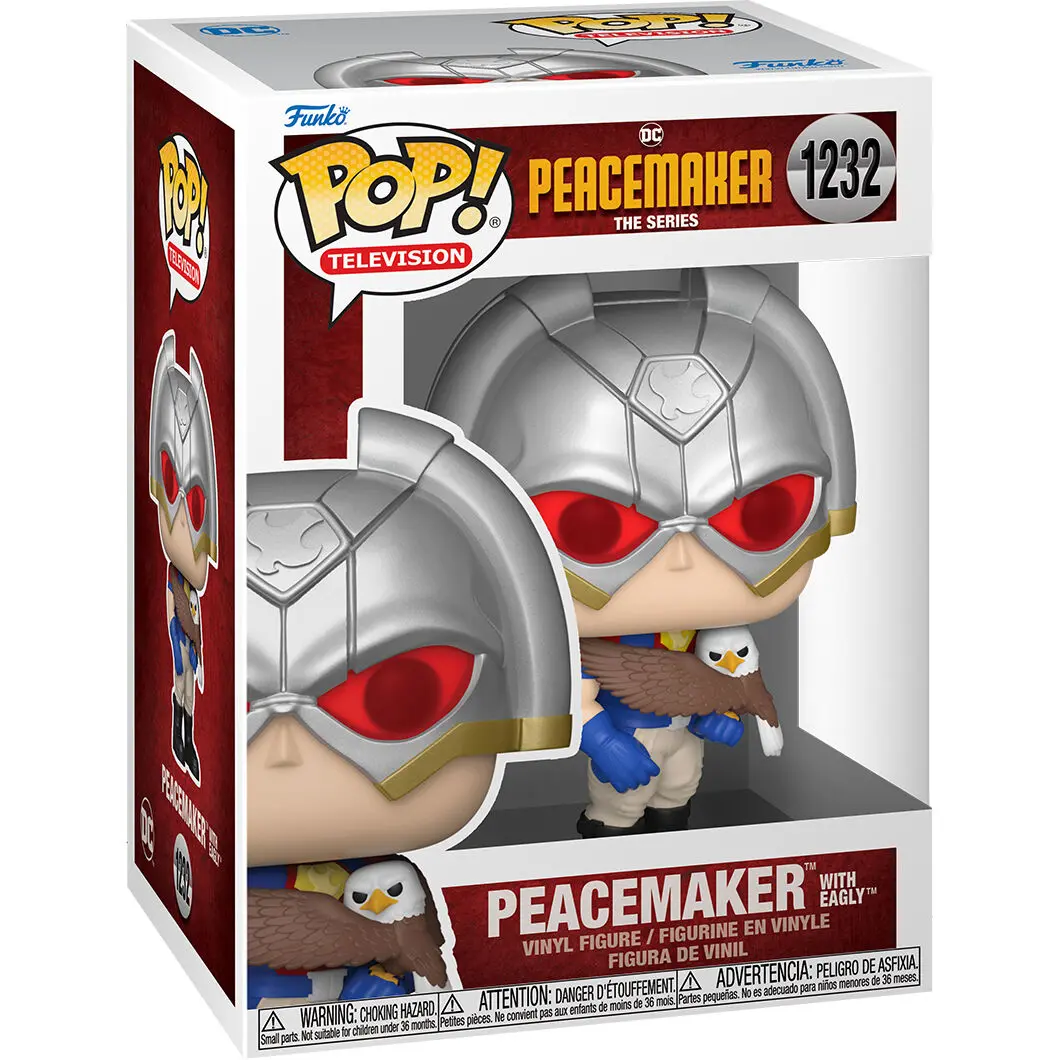 Peacemaker POP! TV Vinyl Figure Peacmaker with Eagly 9 cm termékfotó