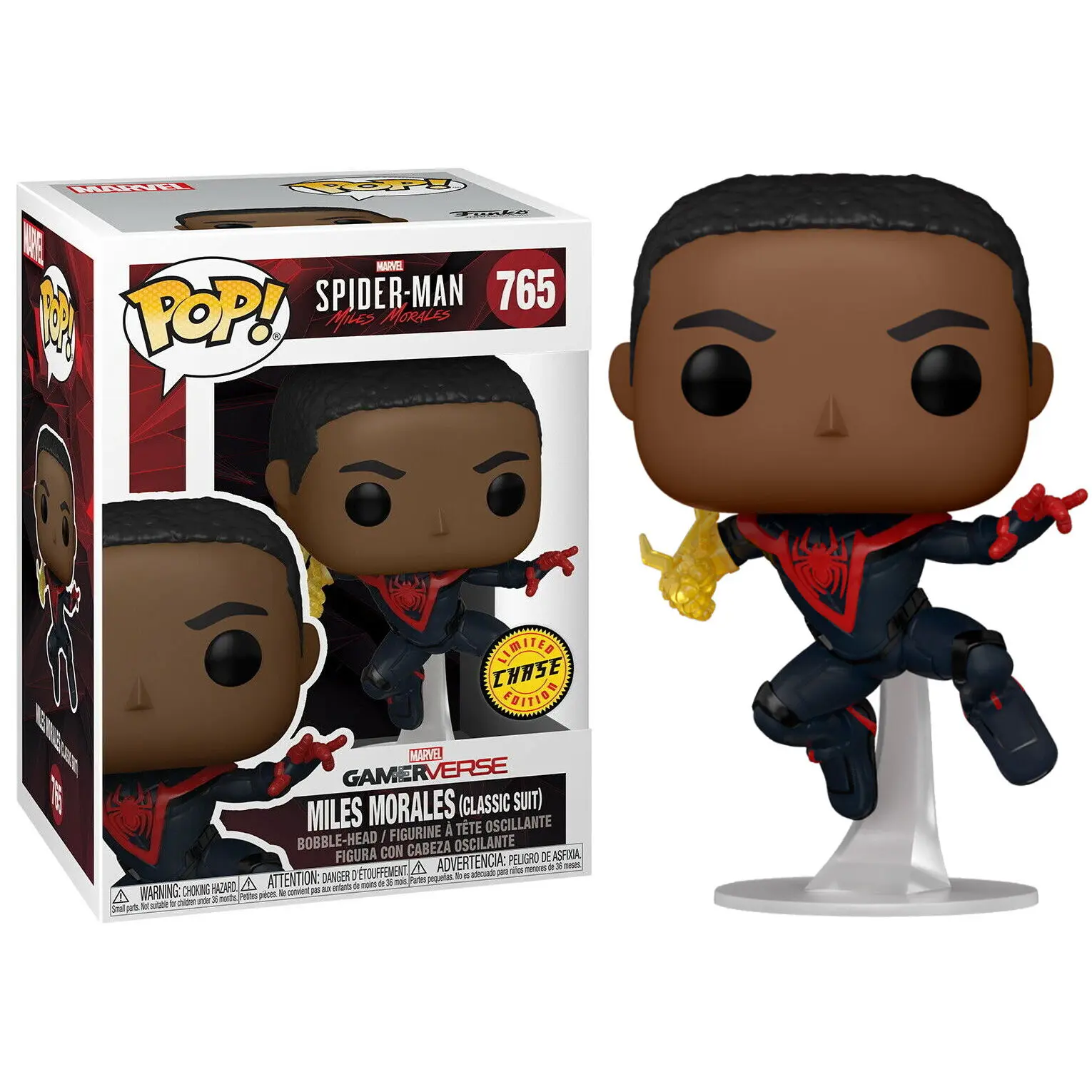 POP figure Spiderman Miles Morales Classic Suit Chase termékfotó