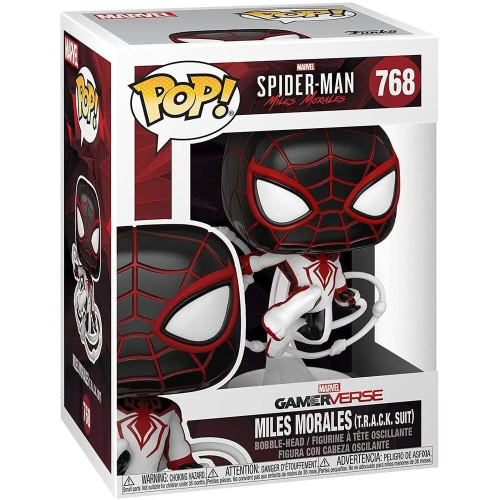 Marvel's Spider-Man POP! Games Vinyl Figure Miles Morales Track Suit 9 cm product photo