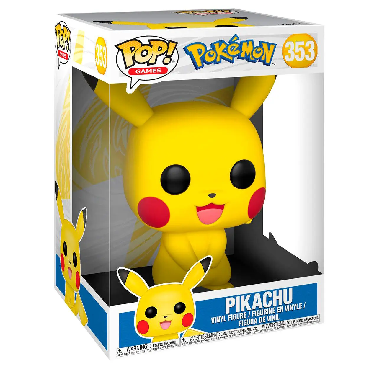 Pokemon Super Sized POP! Games Vinyl Figure Pikachu 25 cm termékfotó