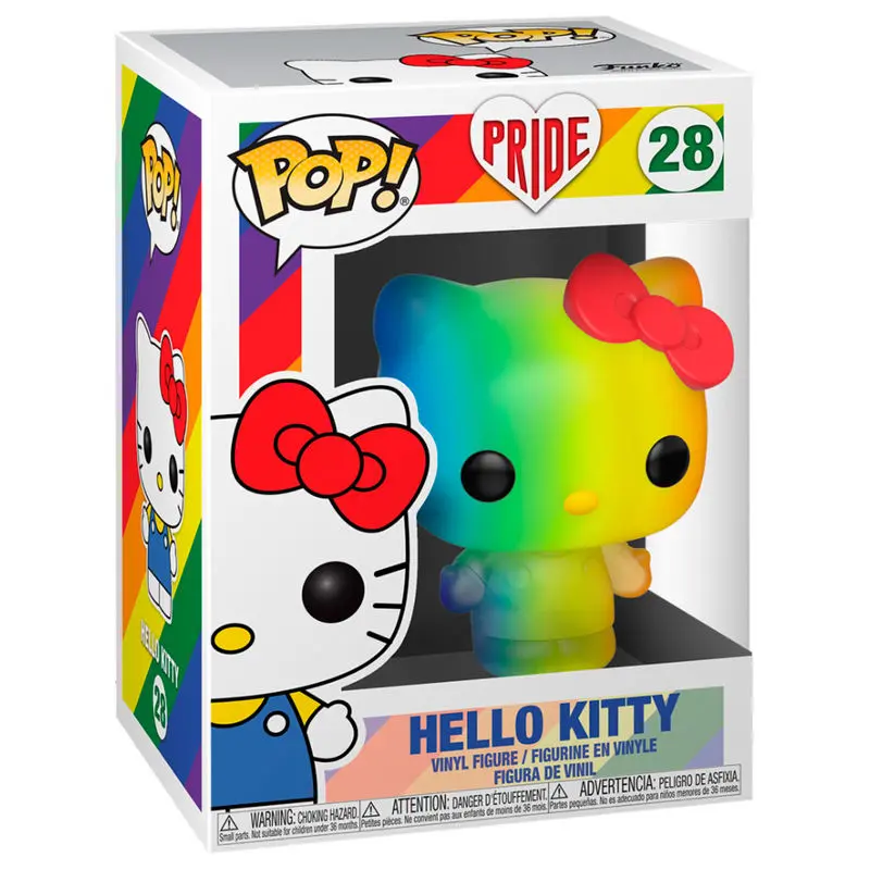 Pride 2020 Hello Kitty POP! Sanrio Vinyl Figure Hello Kitty (RNBW) 9 cm product photo