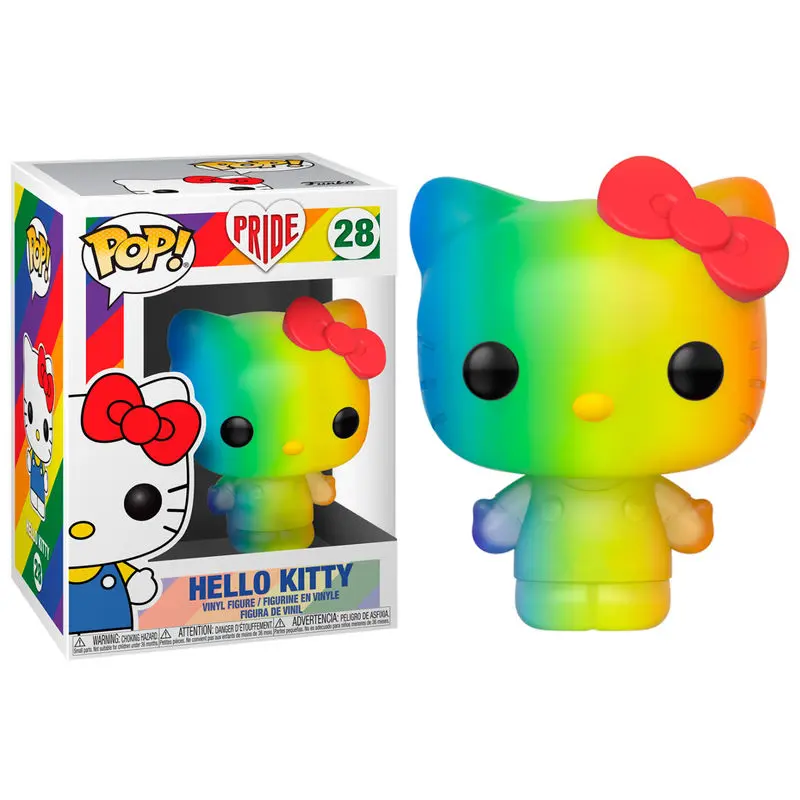 Pride 2020 Hello Kitty POP! Sanrio Vinyl Figure Hello Kitty (RNBW) 9 cm product photo