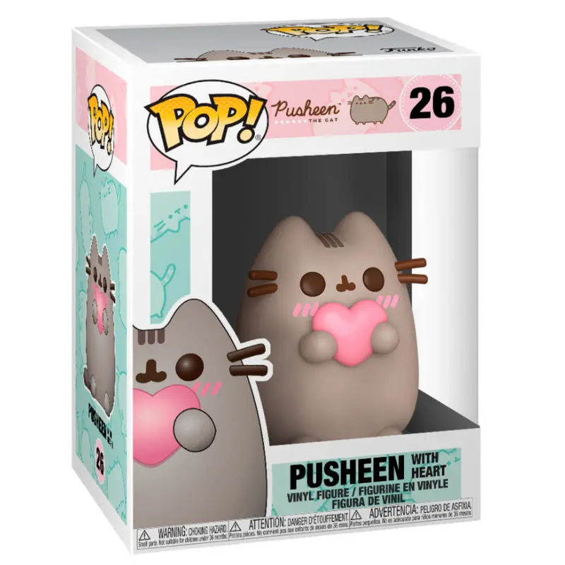 Pusheen POP! Vinyl Figure Pusheen w/Heart 9 cm product photo