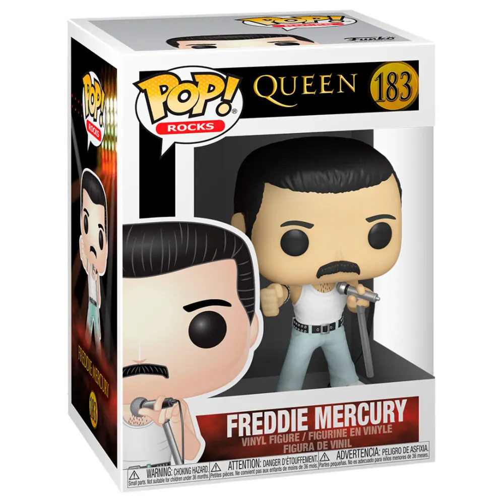 Queen POP! Rocks Vinyl Figure Freddie Mercury Radio Gaga 9 cm product photo