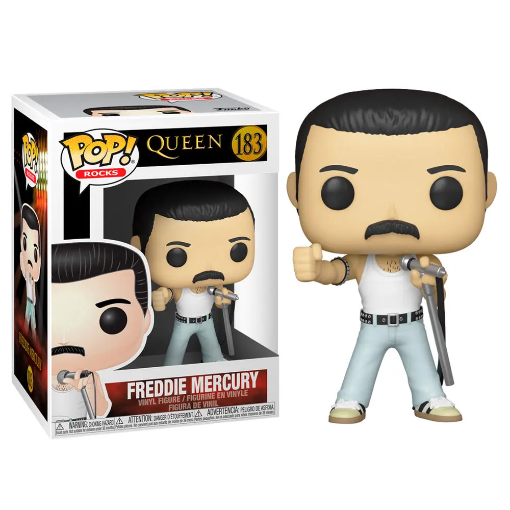 Queen POP! Rocks Vinyl Figure Freddie Mercury Radio Gaga 9 cm product photo