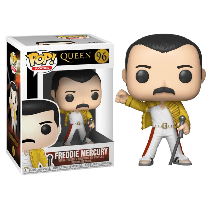 Queen POP! Rocks Vinyl Figure Freddie Mercury Wembley 1986 9 cm product photo