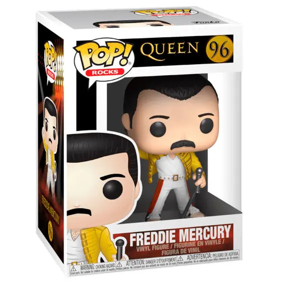 Queen POP! Rocks Vinyl Figure Freddie Mercury Wembley 1986 9 cm termékfotó