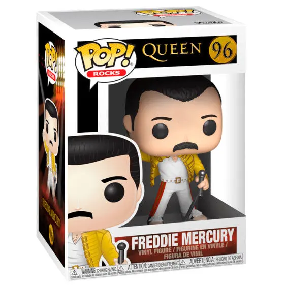 Queen POP! Rocks Vinyl Figure Freddie Mercury Wembley 1986 9 cm product photo