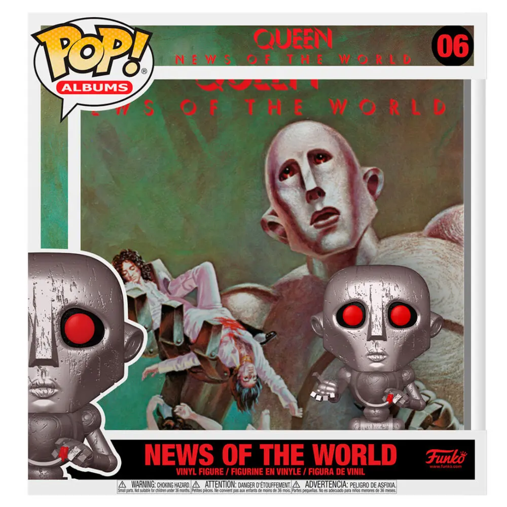 Queen POP! Albums Vinyl Figure News of the World 9 cm product photo