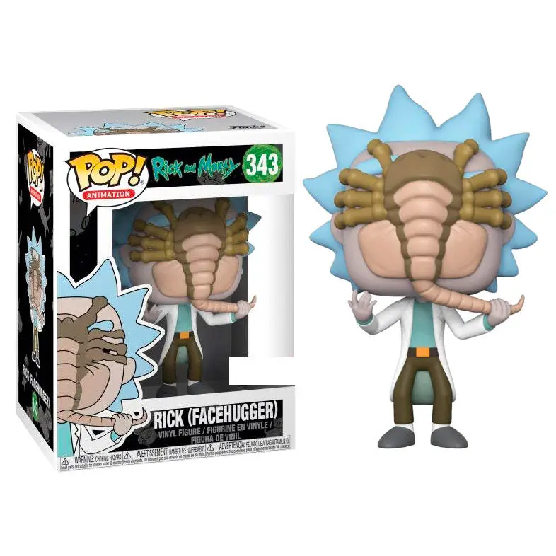 POP figure Rick & Morty Alien Facehugger Rick Exclusive product photo
