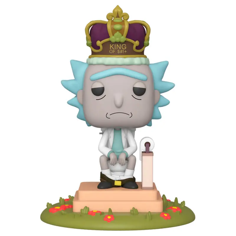 Rick &amp; Morty Electronic POP! Movies Vinyl Figure with Sound Rick on Toilet 9 cm product photo