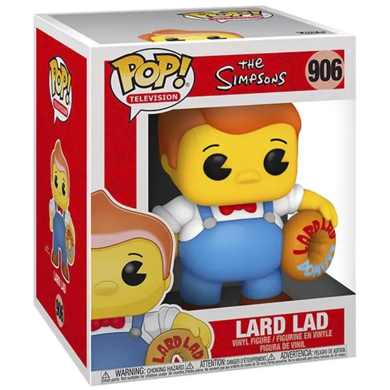 Simpsons Super Sized POP! Animation Vinyl Figure Lard Lad 15 cm termékfotó