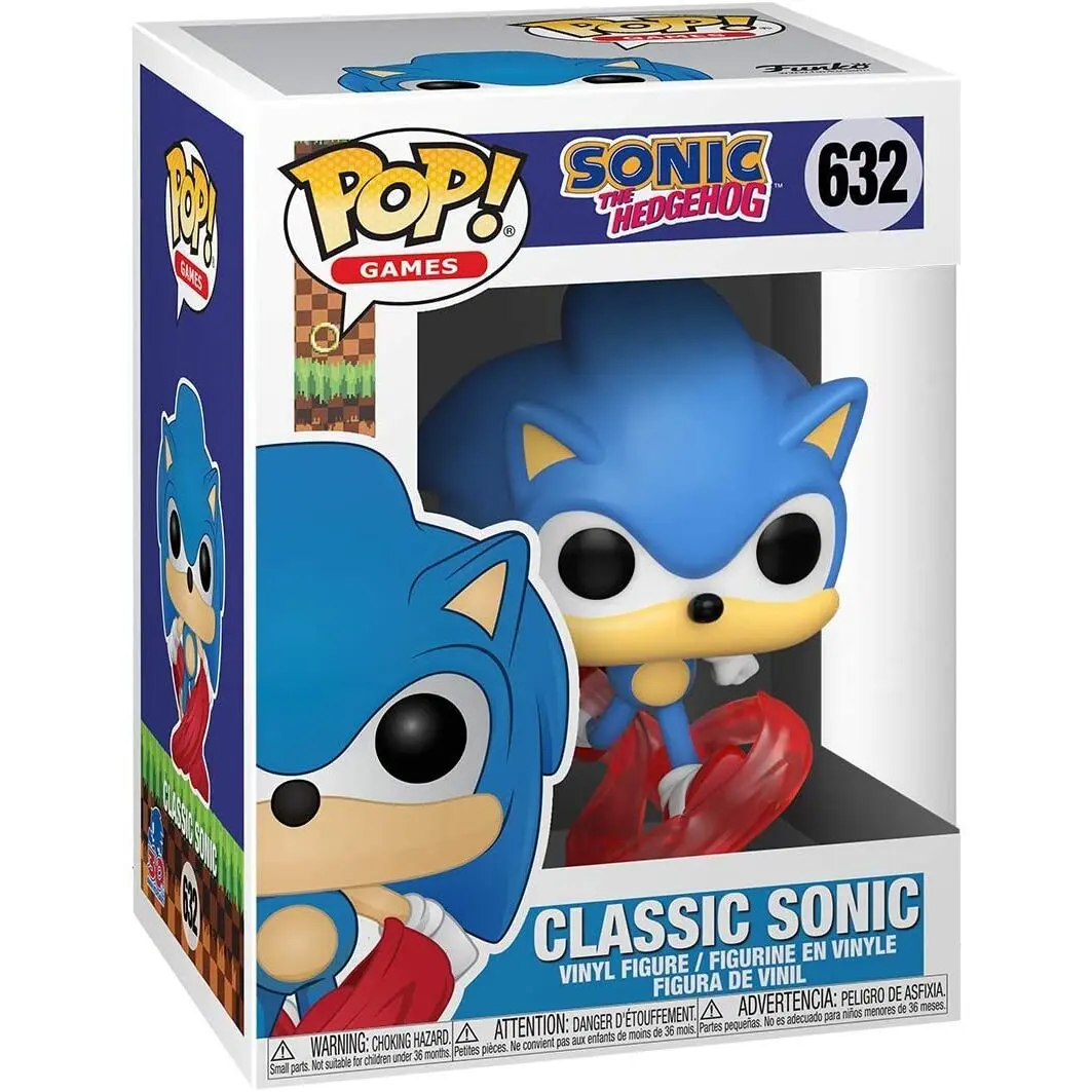 Sonic the Hedgehog POP! Games Vinyl Figure Sonic 30th - Running Sonic 9 cm termékfotó