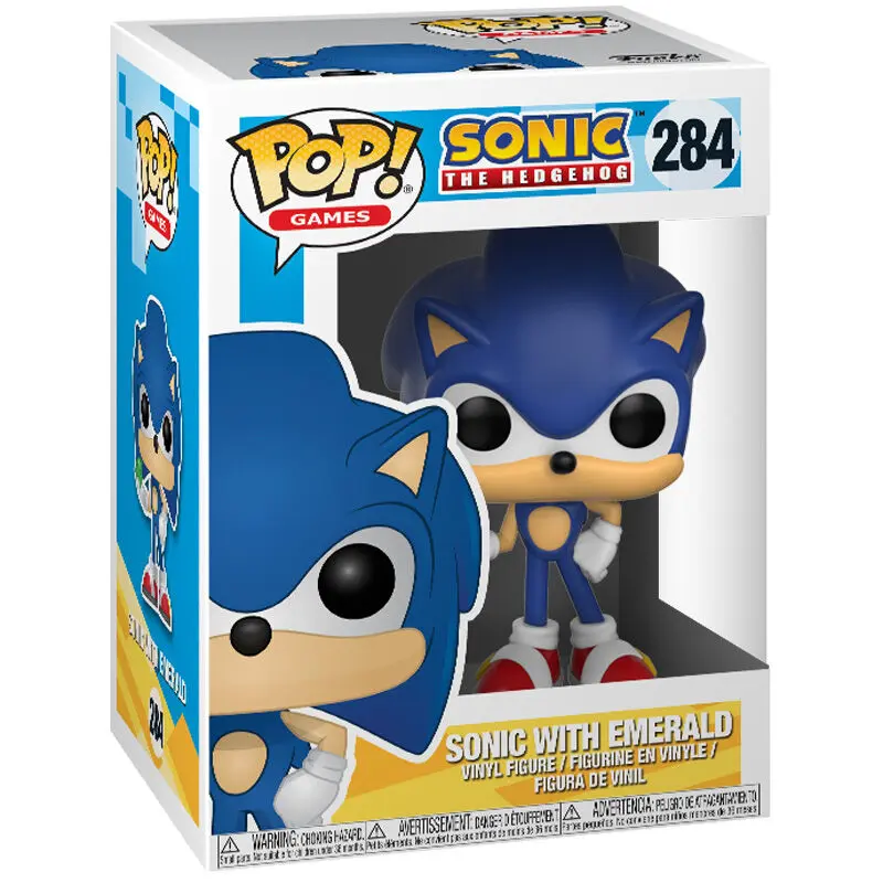 Sonic The Hedgehog POP! Games Vinyl Figure Sonic (Emerald) 9 cm product photo