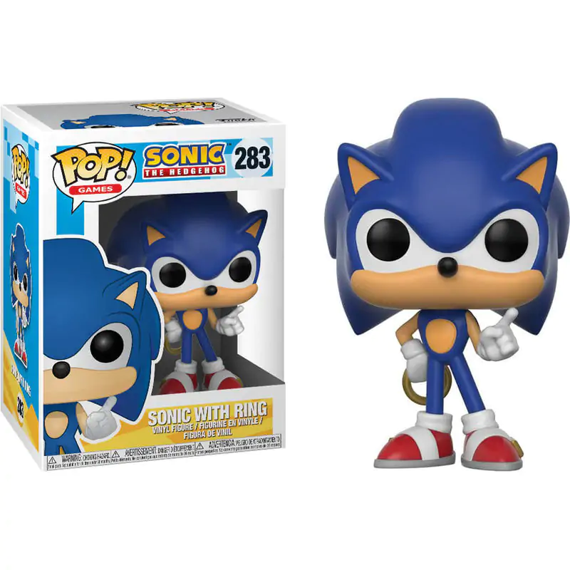 Sonic The Hedgehog POP! Games Vinyl Figure Sonic (Ring) 9 cm termékfotó