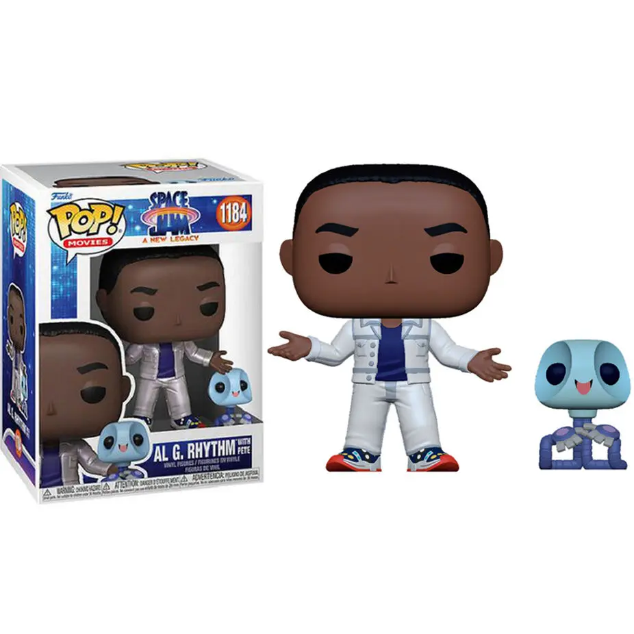 Space Jam 2 POP! Movies Vinyl Figure AI G w/Pete (Metallic) 9 cm product photo