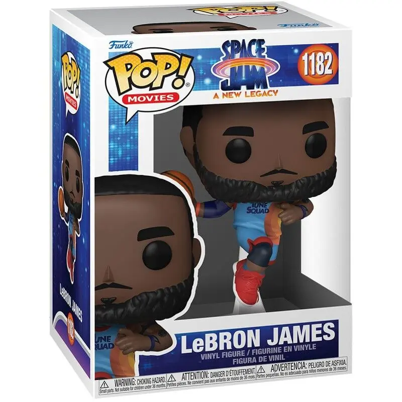 Space Jam 2 POP! Movies Vinyl Figure LeBron (Leaping) 9 cm termékfotó