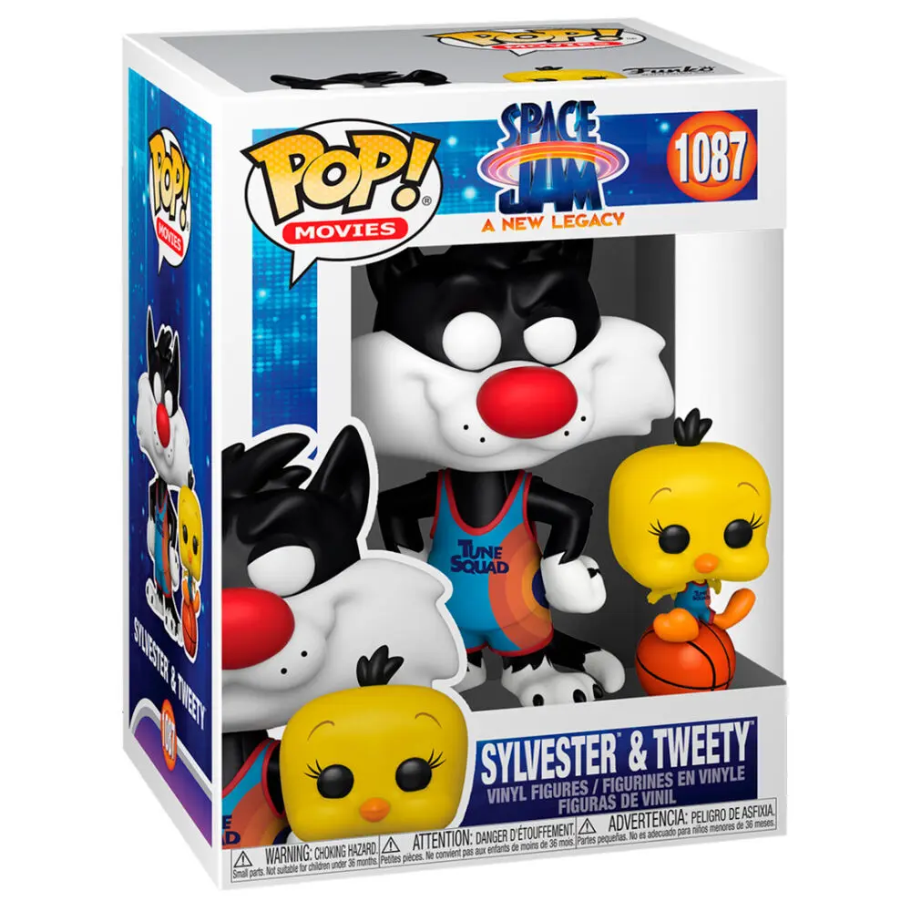 Space Jam 2 POP! &amp; Buddy Vinyl Figure Sylvester &amp; Tweety 9 cm product photo