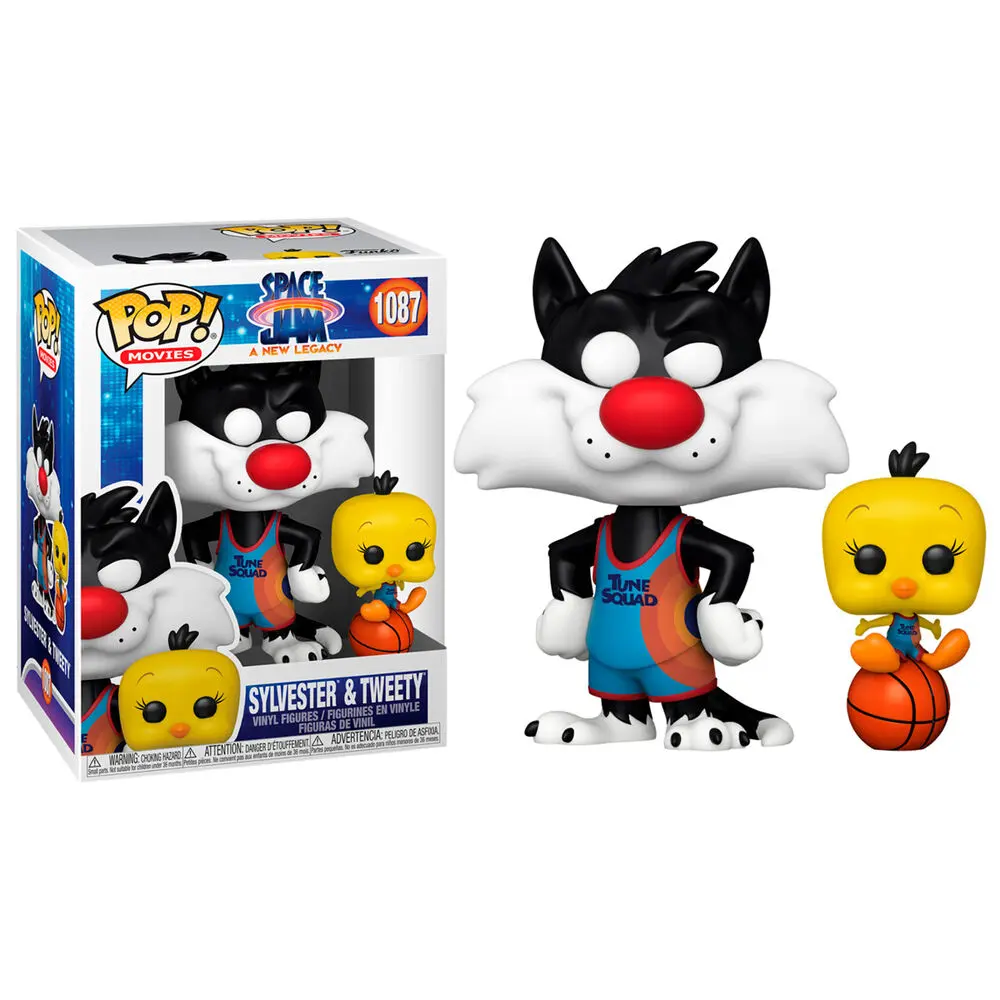 Space Jam 2 POP! &amp; Buddy Vinyl Figure Sylvester &amp; Tweety 9 cm product photo