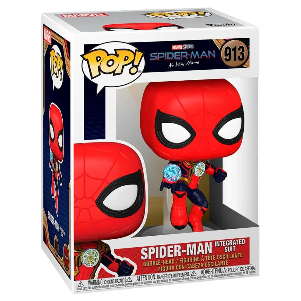 Spider-Man: No Way Home POP! Vinyl Figure Spider-Man (Integrated Suit) 9 cm termékfotó