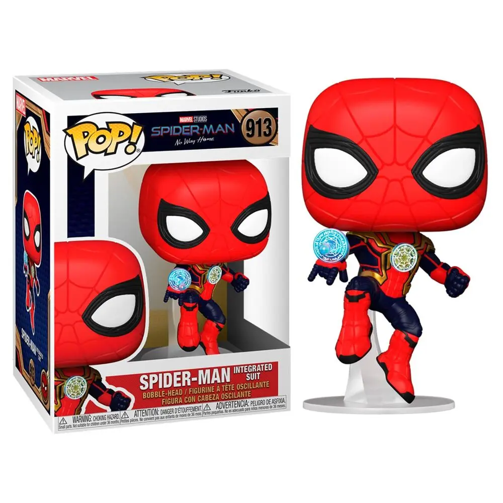 Spider-Man: No Way Home POP! Vinyl Figure Spider-Man (Integrated Suit) 9 cm termékfotó