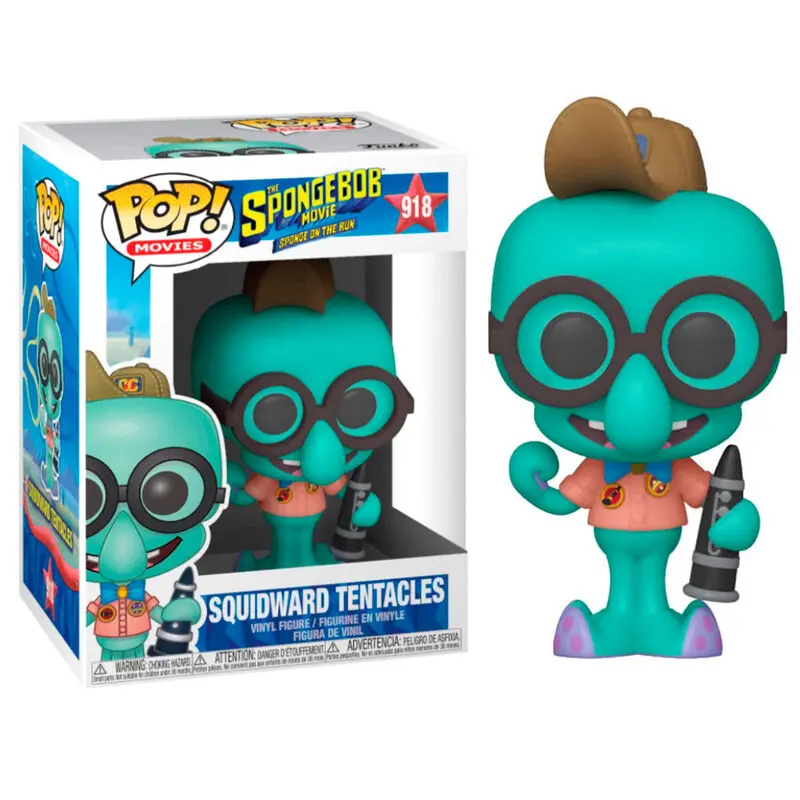 SpongeBob SquarePants 2020 POP! Vinyl Figure Squidward Camping Gear 9 cm product photo