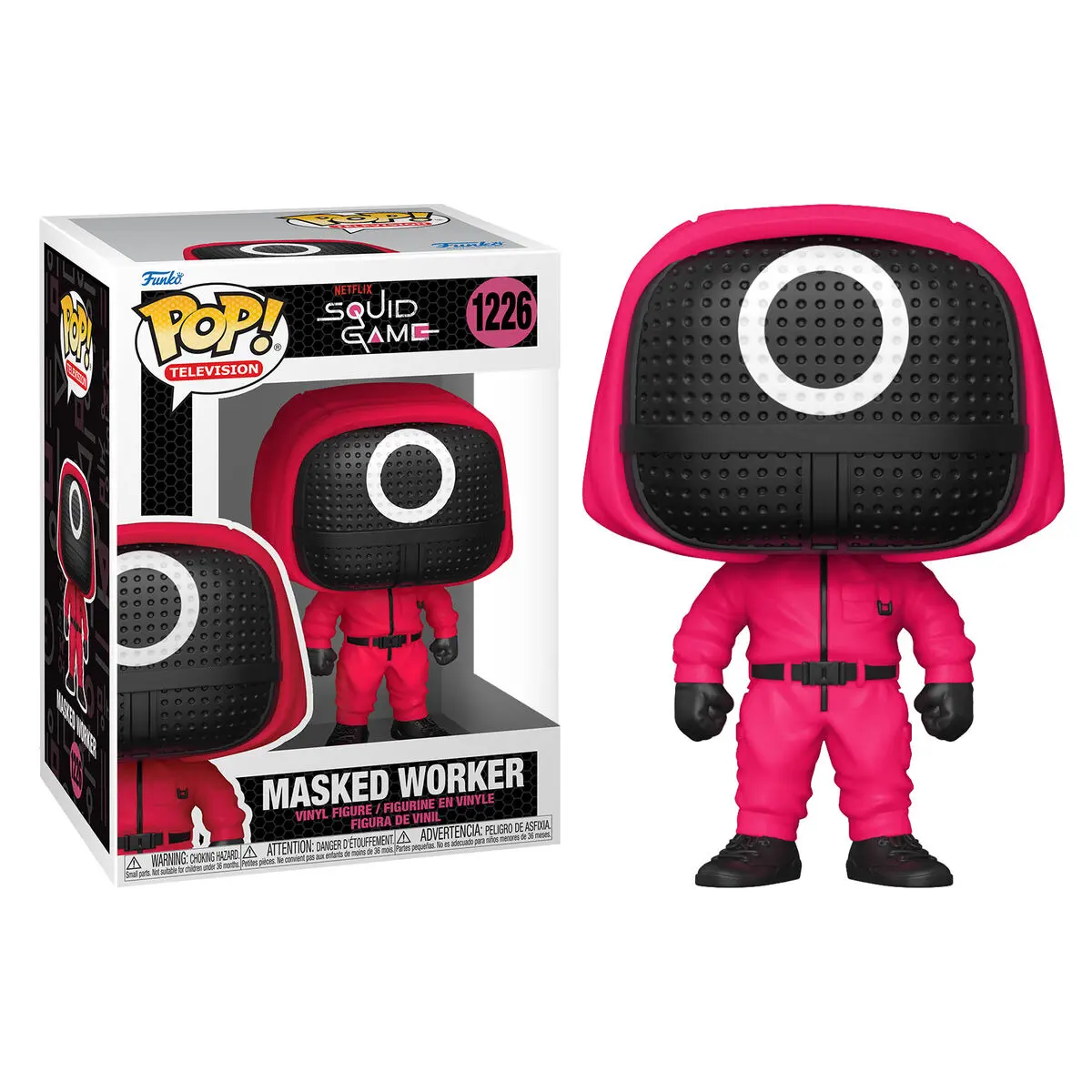 Squid Game POP! TV Vinyl Figure Red Soldier (Mask) 9 cm termékfotó