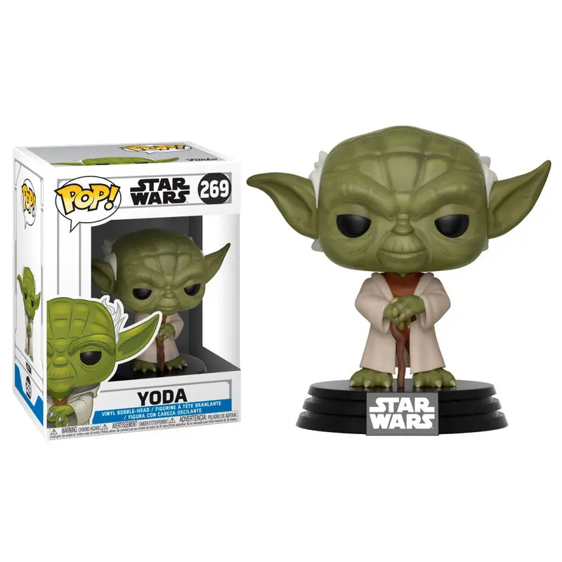 Star Wars Clone Wars POP! Vinyl Bobble-Head Yoda 9 cm termékfotó