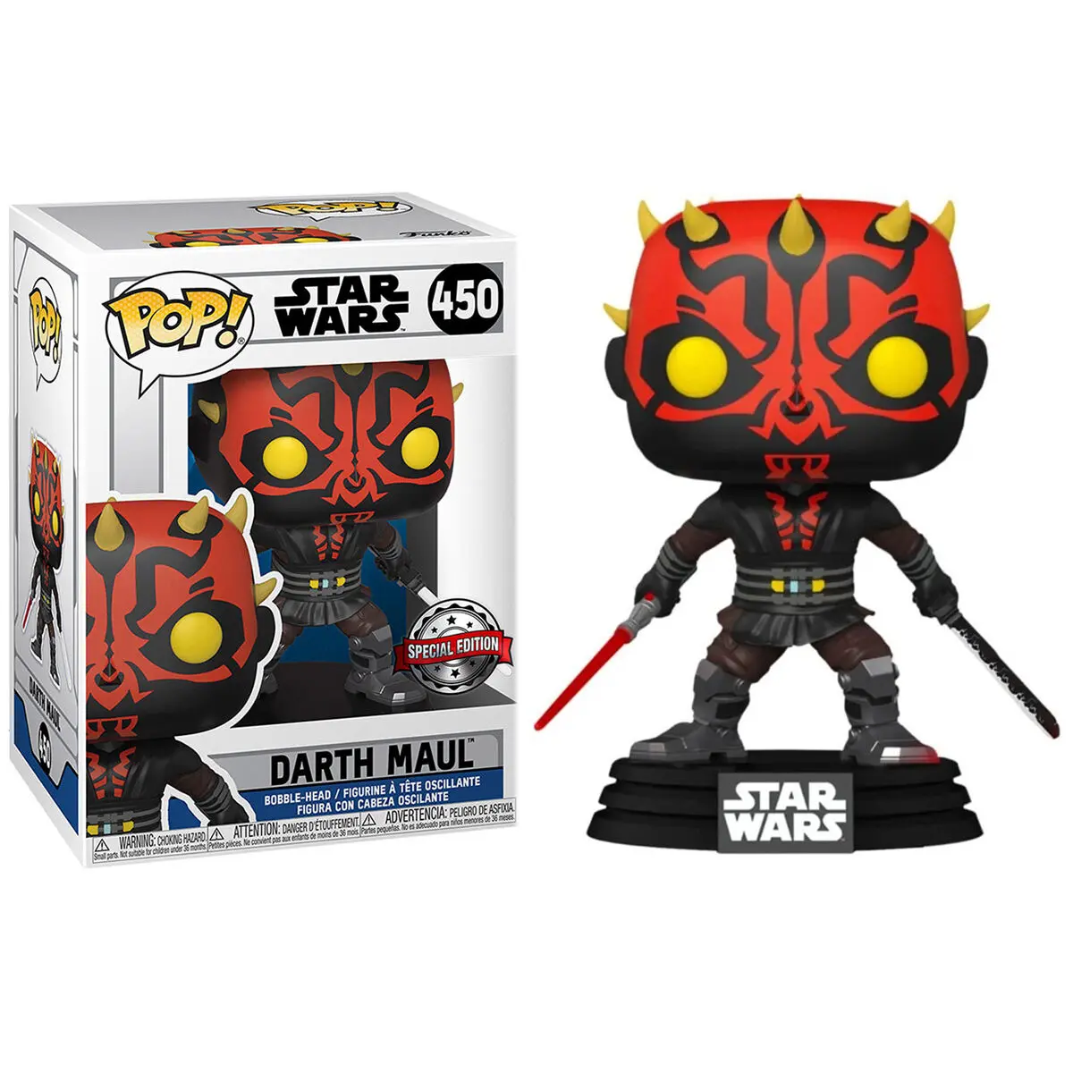 POP figure Star Wars Darth Maul with Saber Exclusive product photo