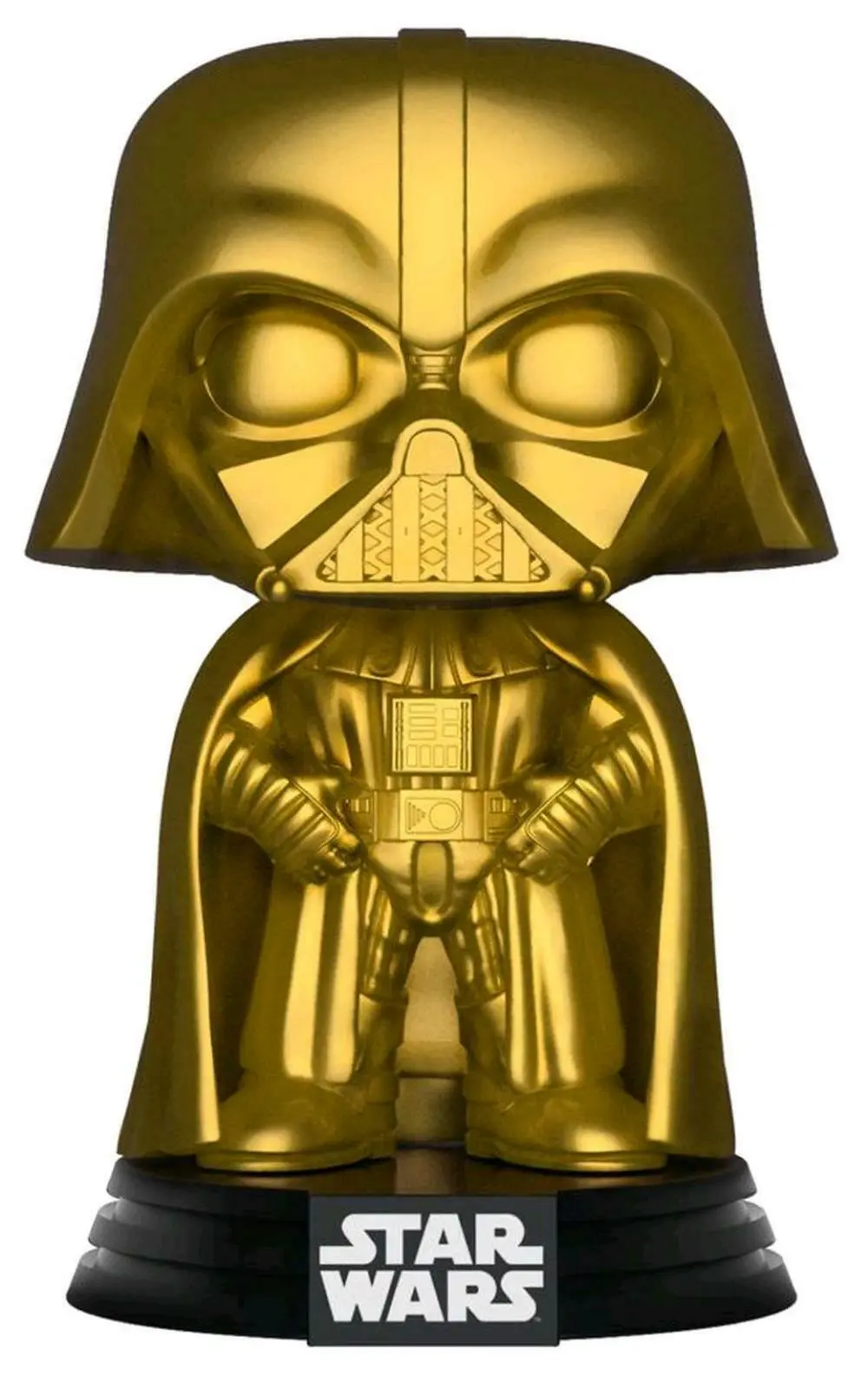 POP figure Star Wars Darth Vader Gold Metallic Exclusive product photo