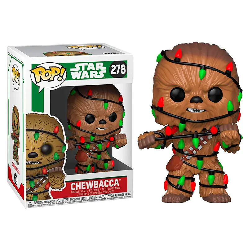 POP figure Star Wars Holiday Chewie with Lights product photo