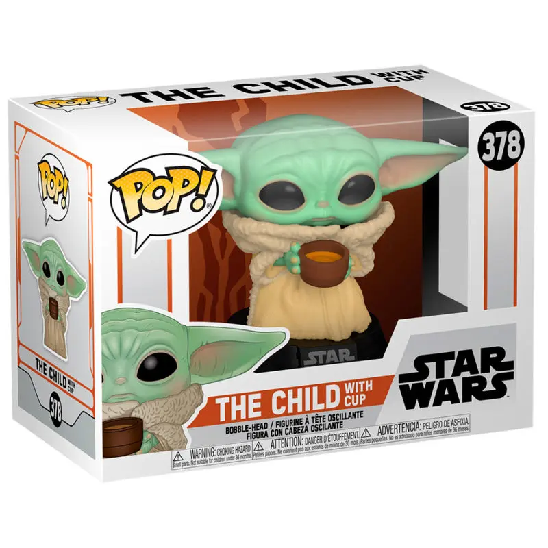 The Mandalorian POP! Star Wars Vinyl Figure The Child w/ Cup 9 cm termékfotó