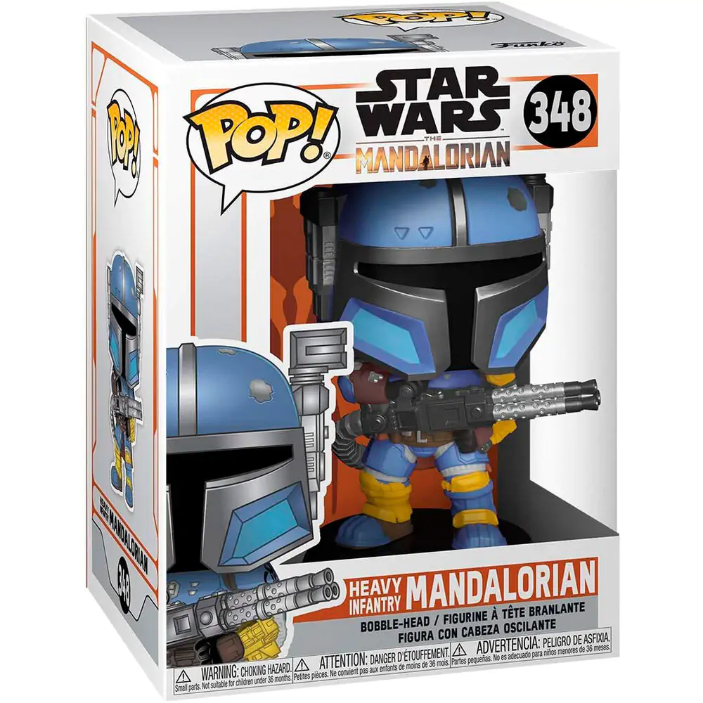 Star Wars The Mandalorian POP! TV Vinyl Figure Heavy Infantry Mandaloria 9 cm termékfotó