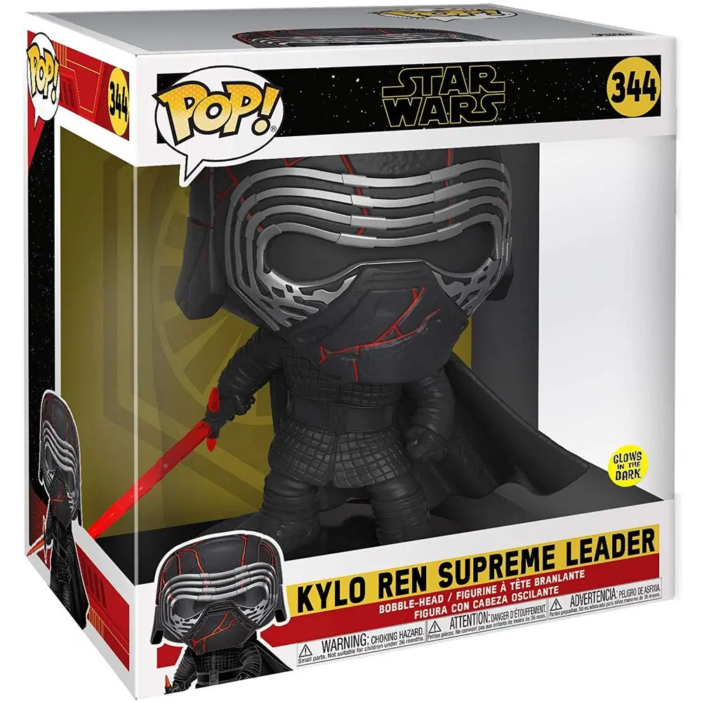 Star Wars Episode IX Super Sized POP! Vinyl Figure Kylo Ren GITD 25 cm product photo