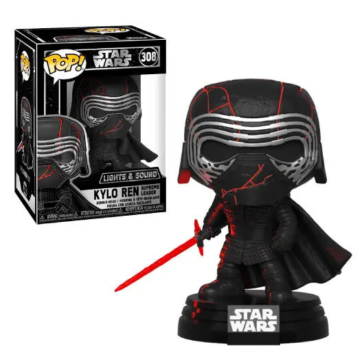 Star Wars Episode IX Electronic POP! Movies Vinyl Figure with Sound &amp; Light Up Kylo Ren 9 cm product photo