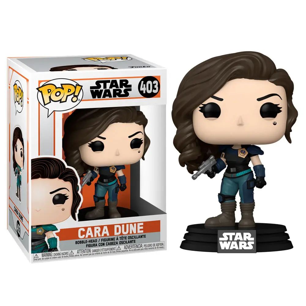 Star Wars The Mandalorian POP! TV Vinyl Figure Cara w/ badge 9 cm termékfotó