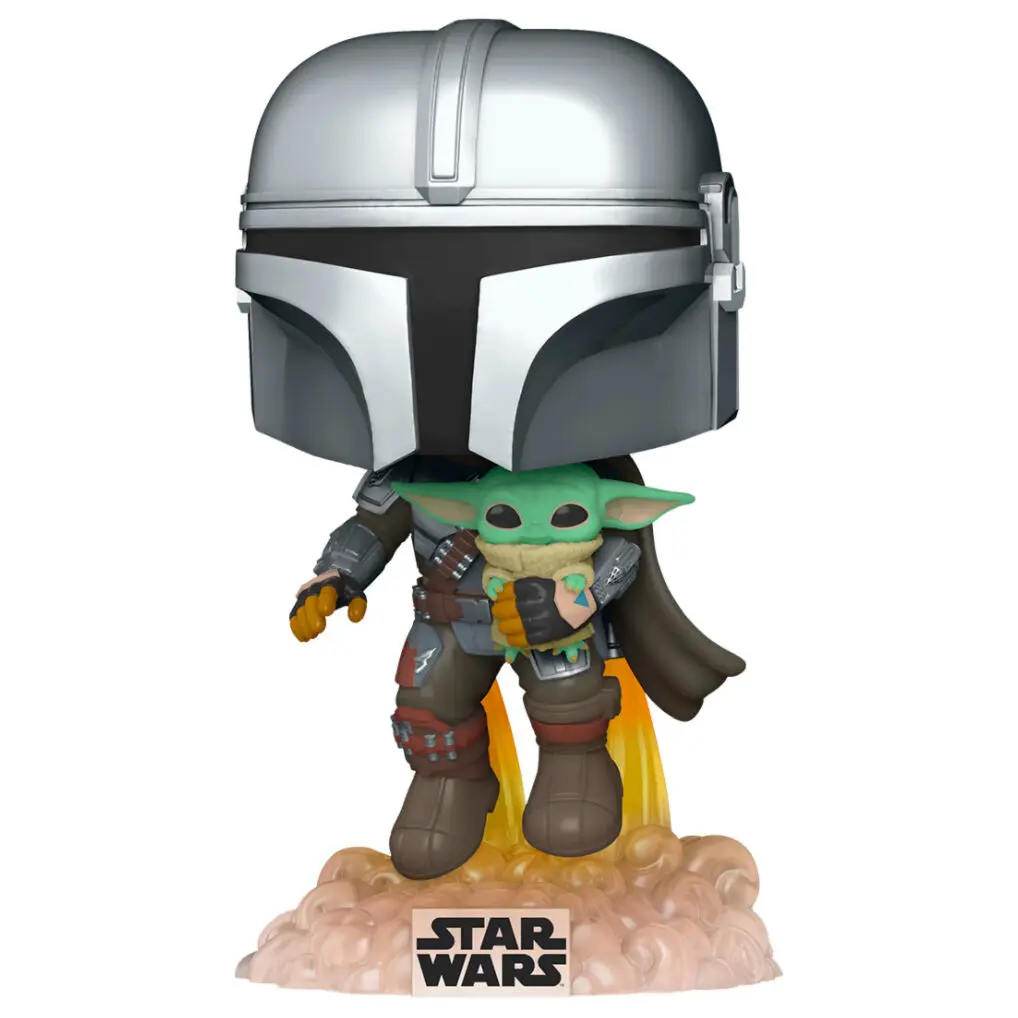 Star Wars The Mandalorian POP! TV Vinyl Figure Mando Flying w/ Jet Pack 9 cm termékfotó