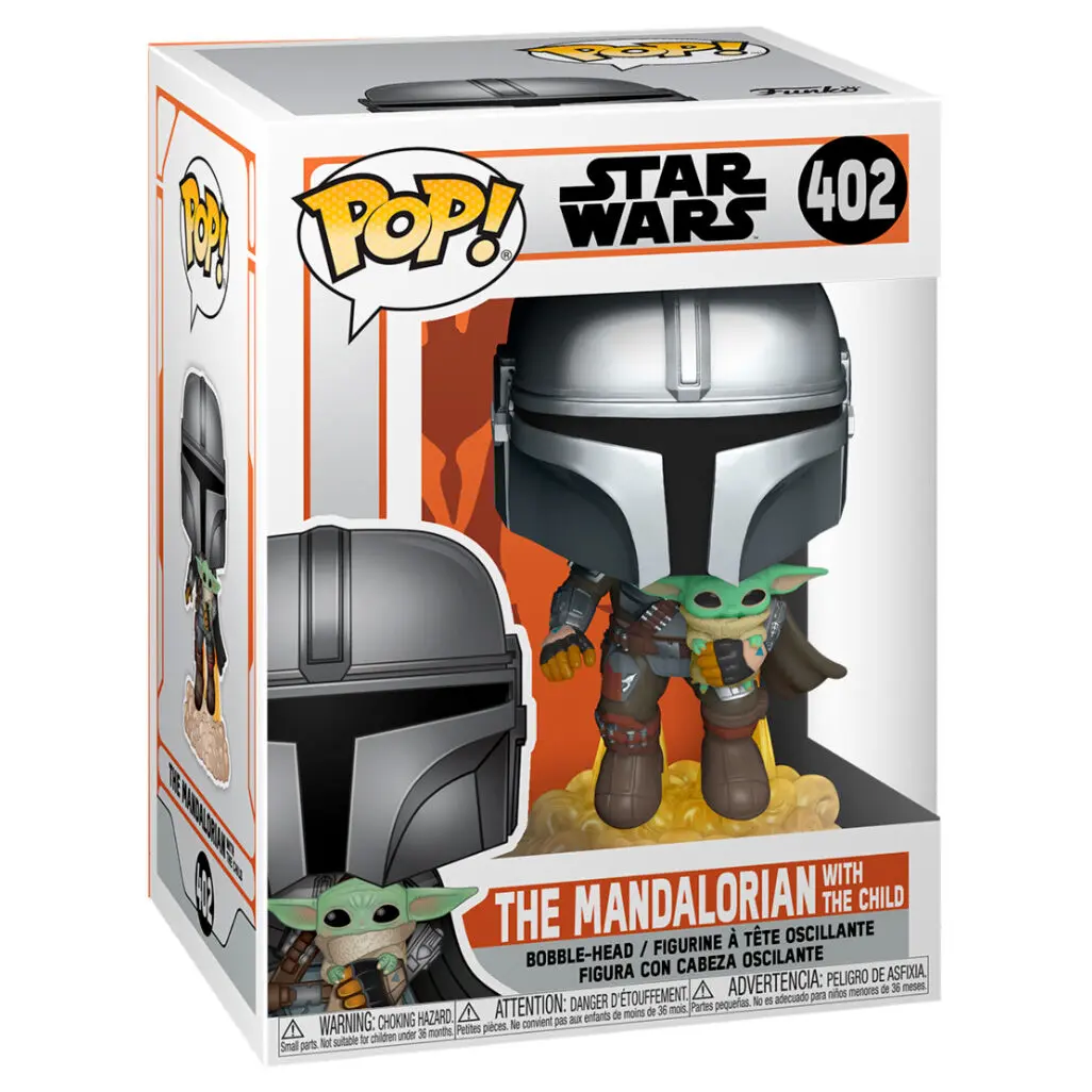 Star Wars The Mandalorian POP! TV Vinyl Figure Mando Flying w/ Jet Pack 9 cm product photo