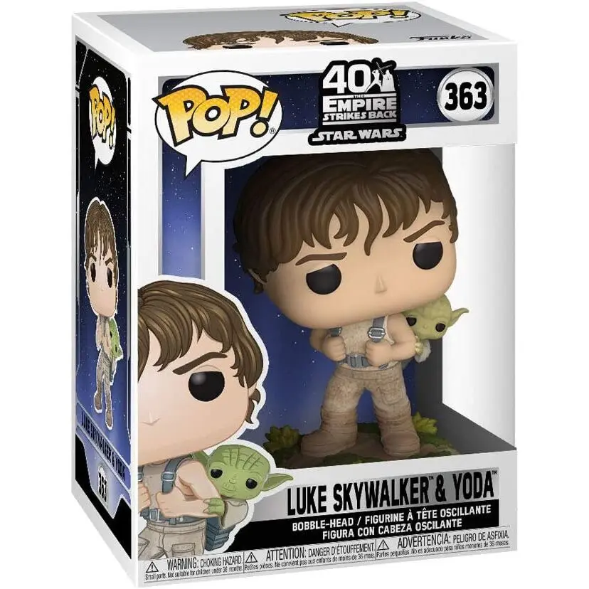Star Wars POP! Movies Vinyl Figure Training Luke with Yoda 9 cm product photo