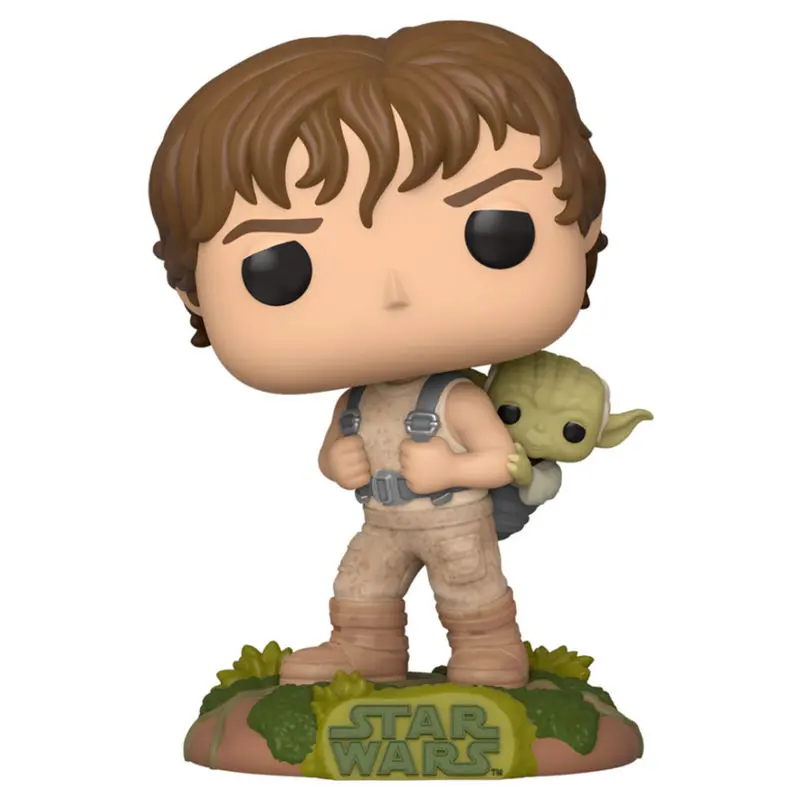 Star Wars POP! Movies Vinyl Figure Training Luke with Yoda 9 cm product photo