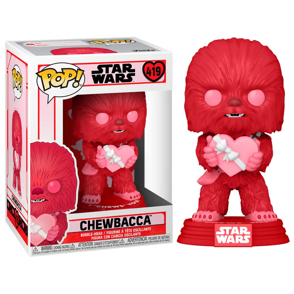 Star Wars Valentines POP! Star Wars Vinyl Figure Cupid Chewbacca 9 cm product photo