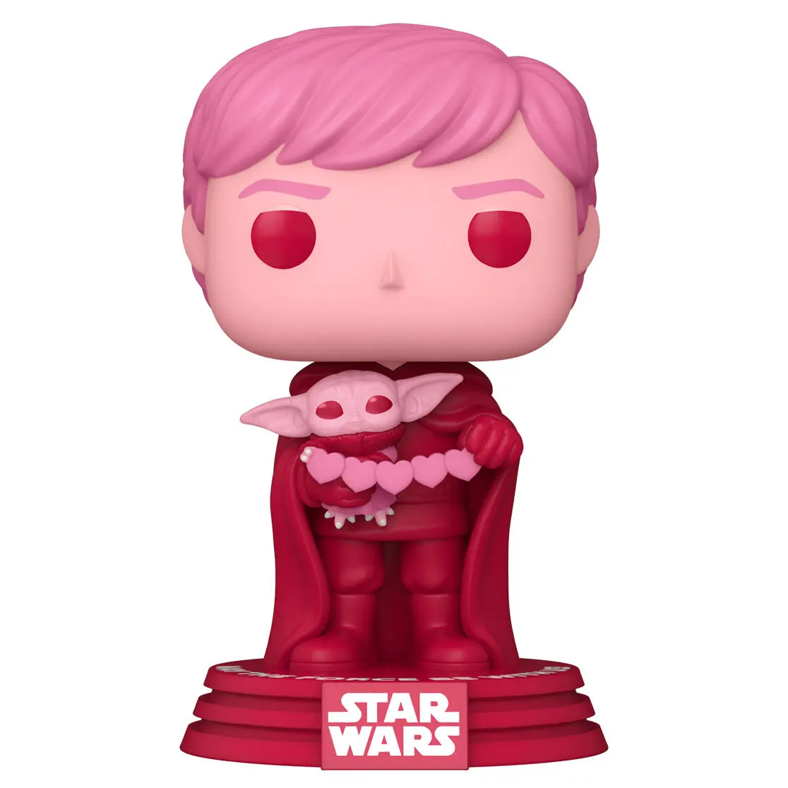 Star Wars Valentines POP! Star Wars Vinyl Figure Luke & Grogu 9 cm termékfotó